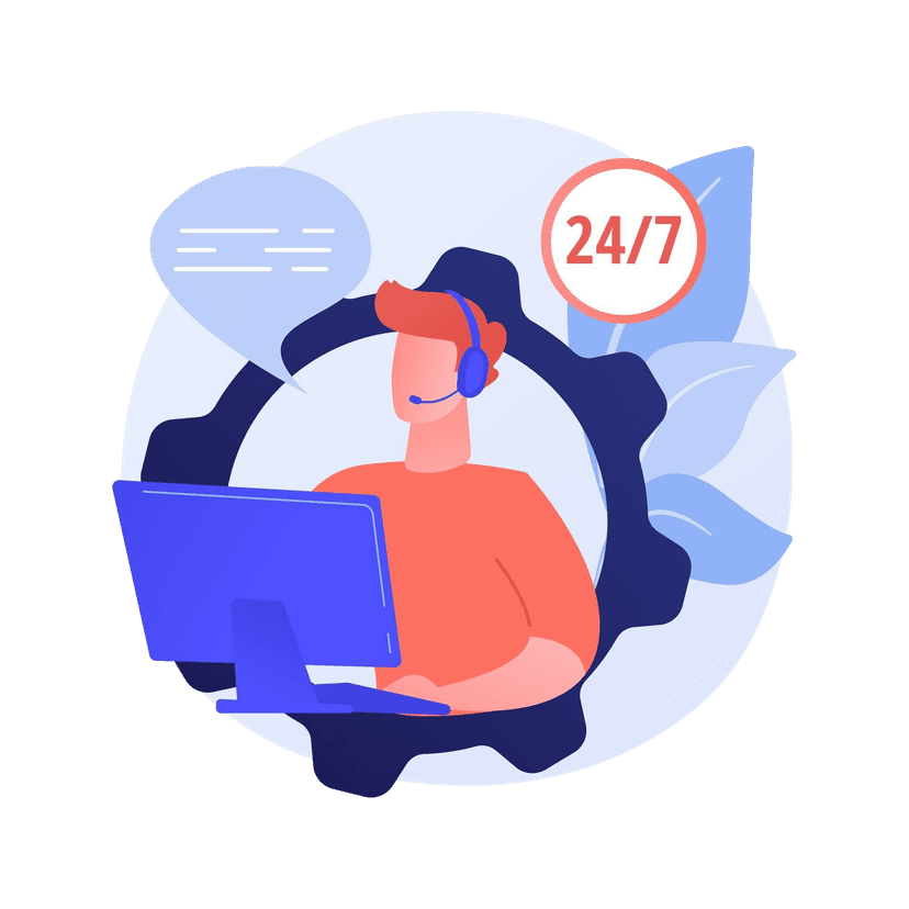 Illustration des Kundenservice-Onboardings