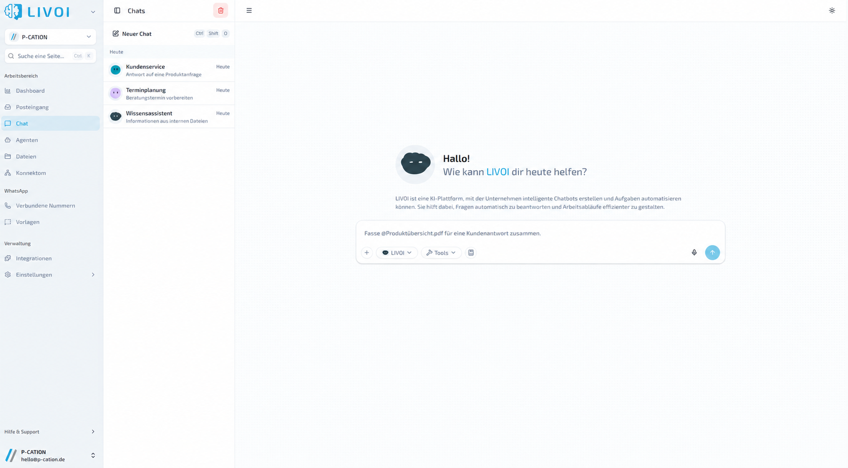 Chat Dashboard